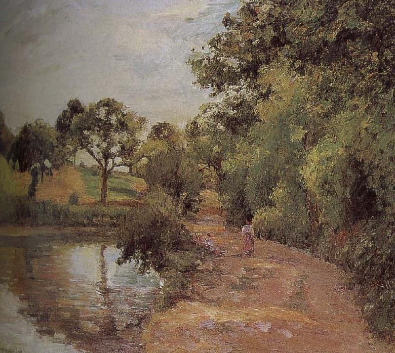 Camille Pissarro pond China oil painting art